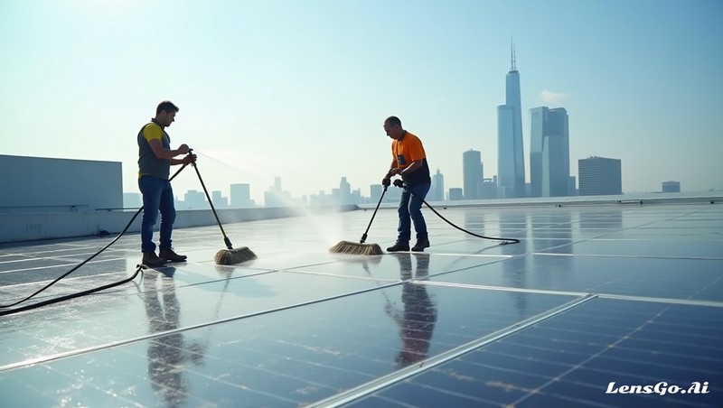 Solar panel cleaning Services Johannesburg